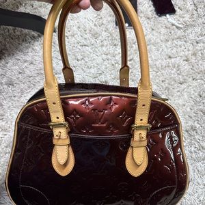 Louis Vuitton LV Hand Bag Summit Drive Purple Vernis
